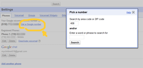google voice text 3
